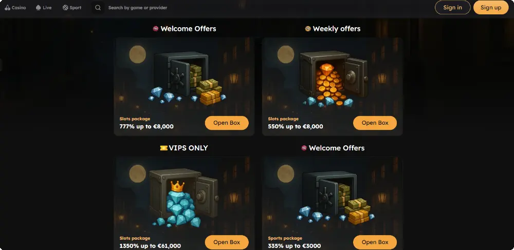 UK players can receive up to 15% cashback mania casino